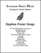 Stephen Foster Songs Guitar and Fretted sheet music cover